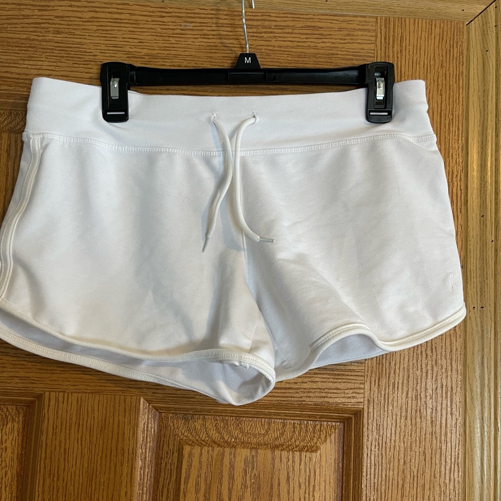 white womens shorts